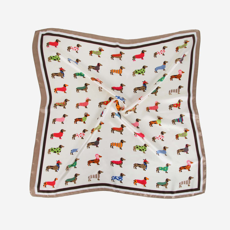 SATIN NECKTIE MINIATURE DACHSHUND 1003029